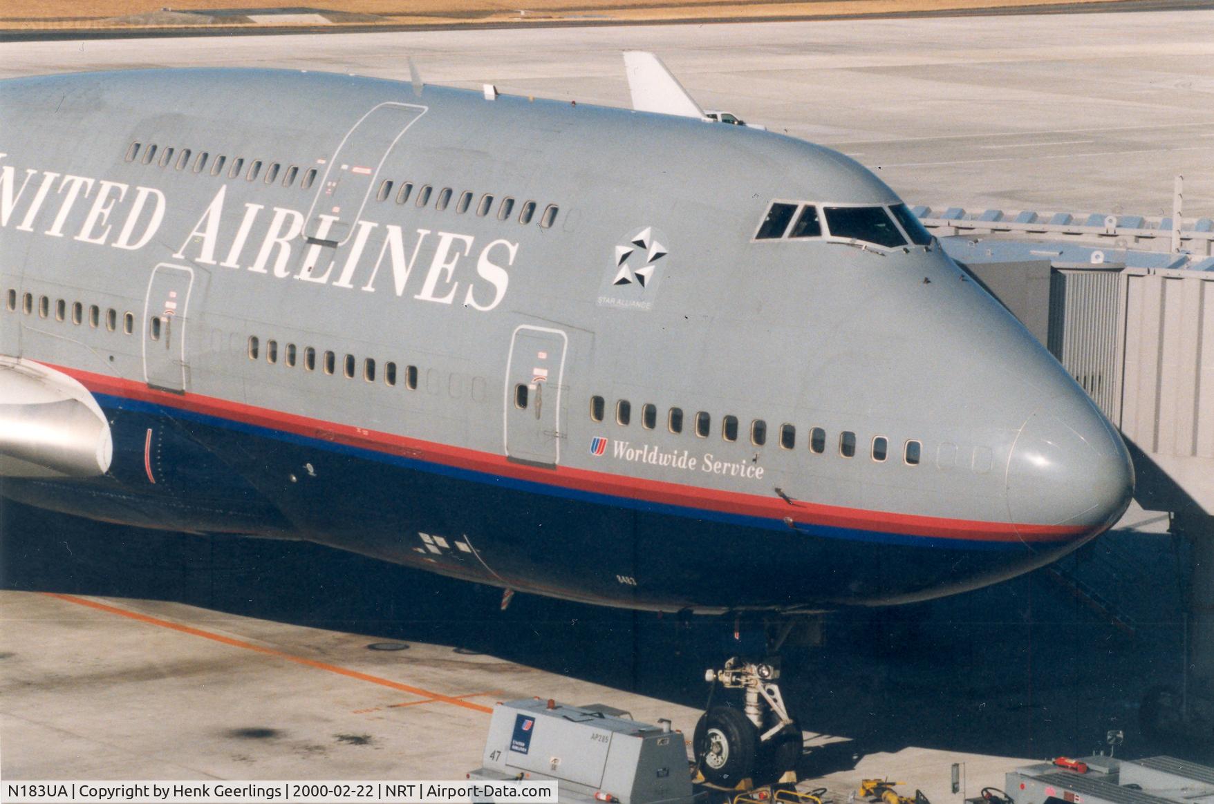 N183UA, 1992 Boeing 747-422 C/N 25379, United Airlines