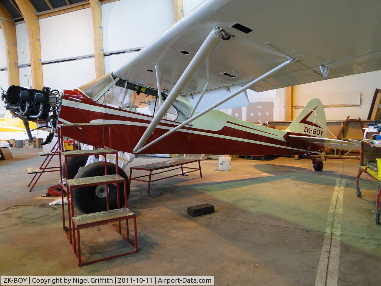 ZK-BOY, Piper PA-18A-150 Super Cub C/N 18-6172, Ready to fly again after 14 odd years.