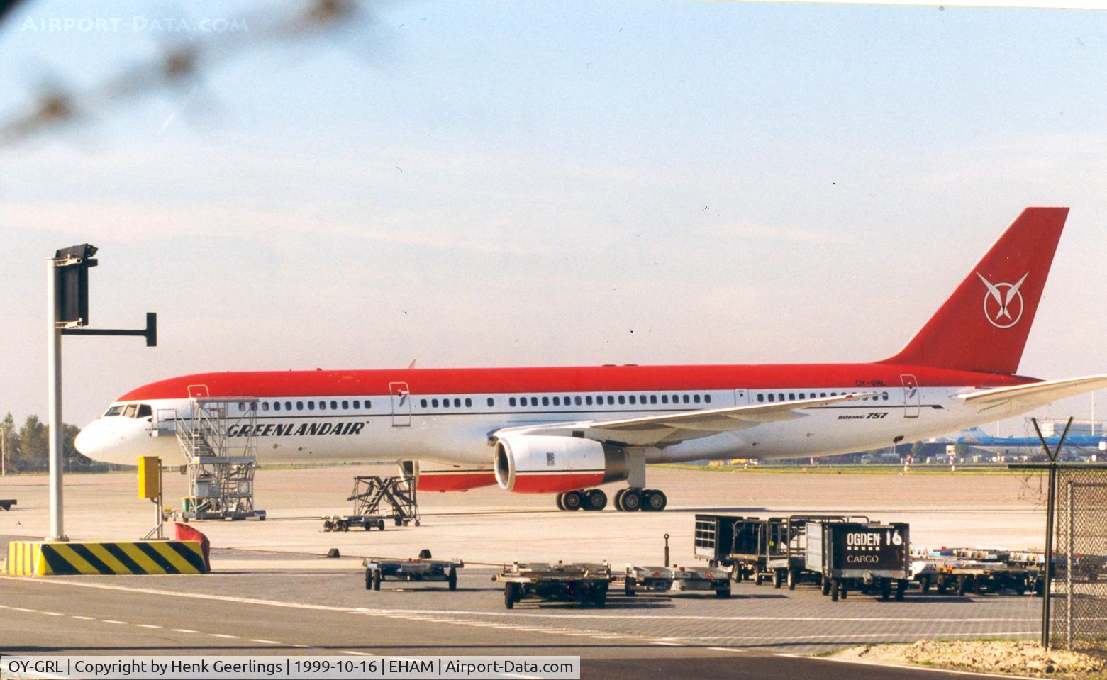 OY-GRL, 1992 Boeing 757-236 C/N 25620, Greenlandair