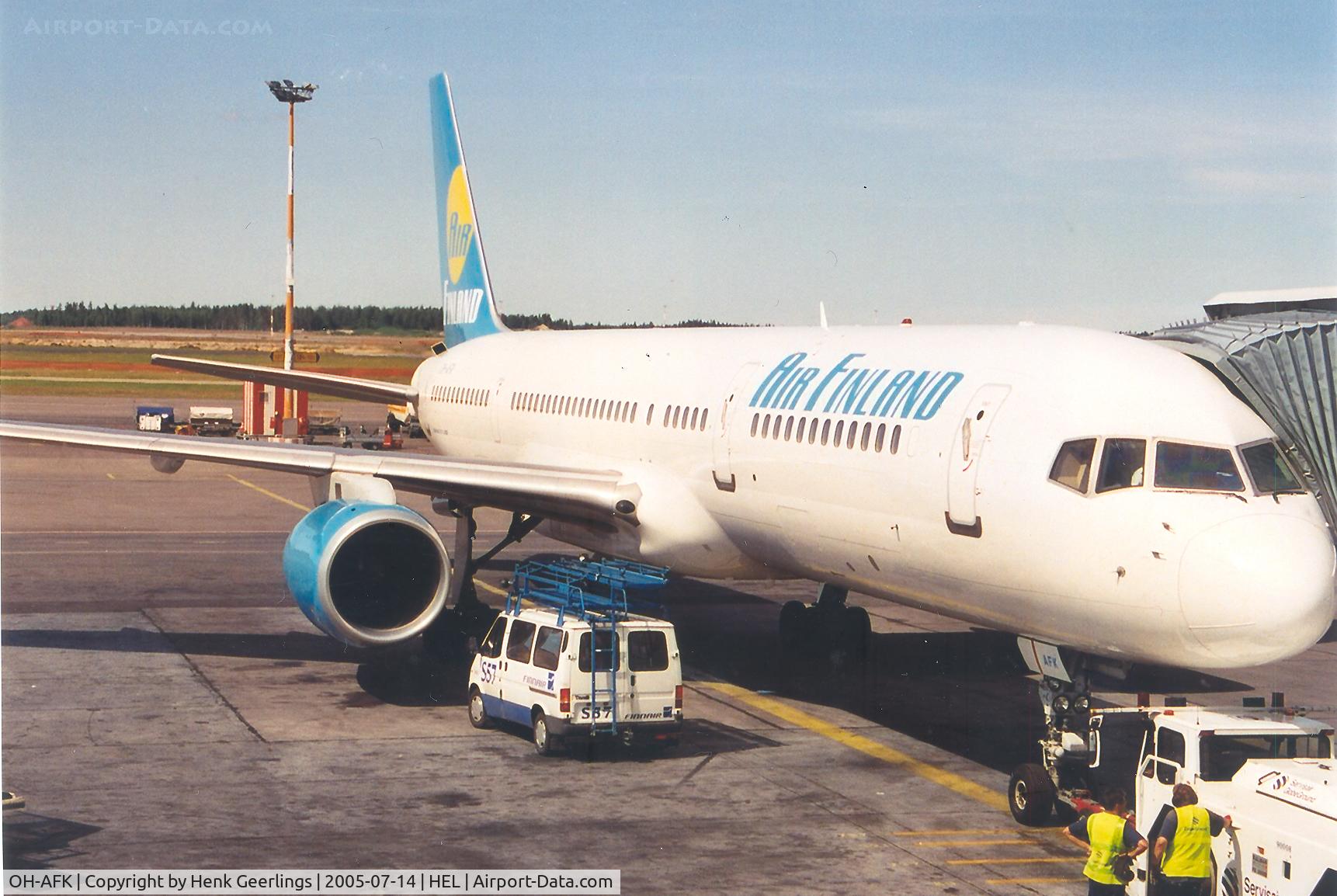 OH-AFK, 1993 Boeing 757-28A C/N 25622, Air Finland