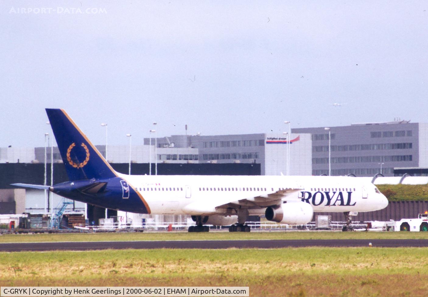 C-GRYK, 1992 Boeing 757-236 C/N 25593, Royal