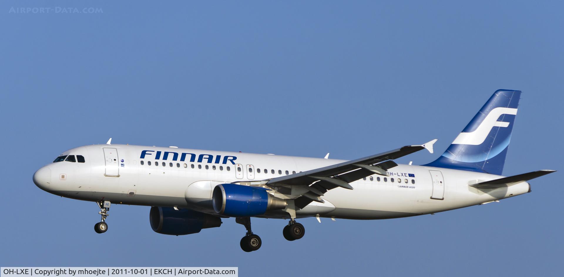 OH-LXE, 2001 Airbus A320-214 C/N 1678, Final Copenhagen
