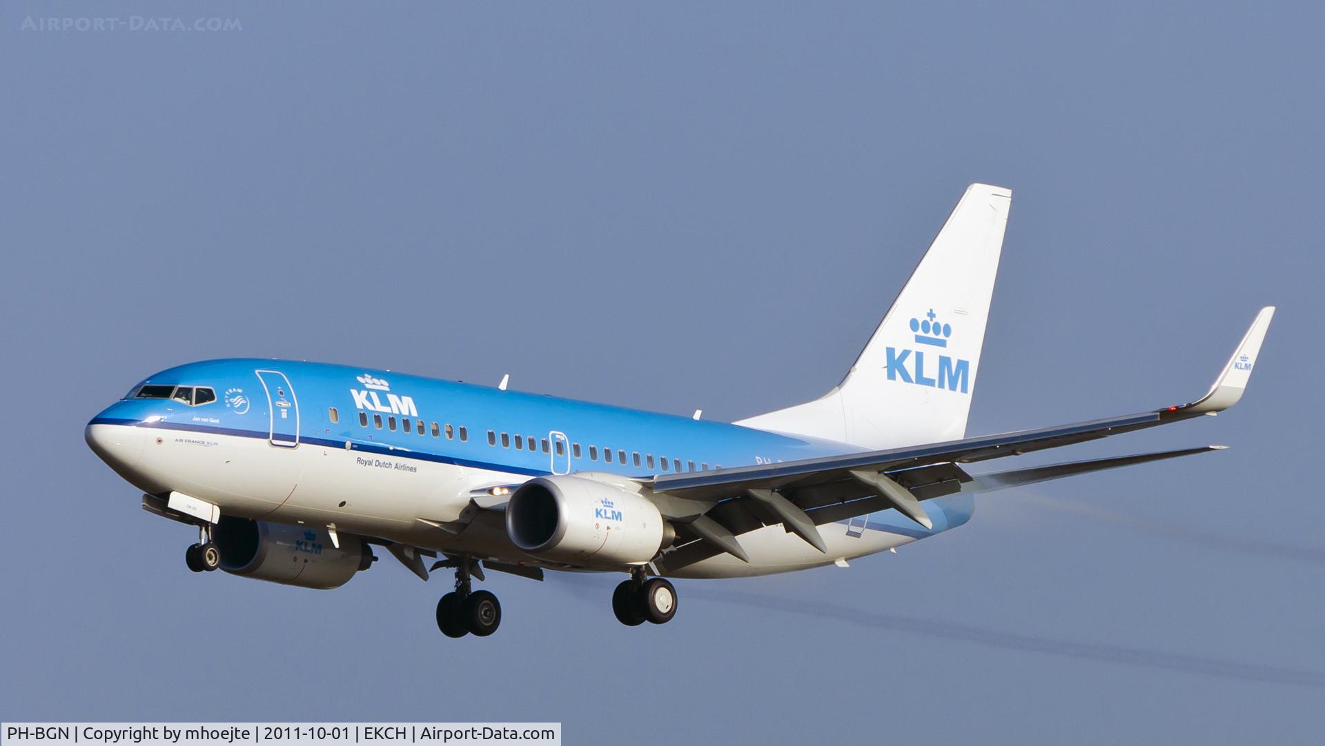 PH-BGN, 2011 Boeing 737-7K2 C/N 38125, Final Copenhagen