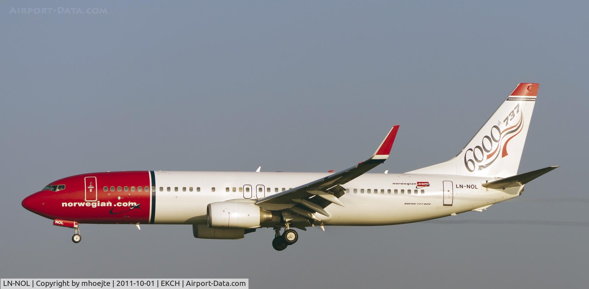 LN-NOL, 2009 Boeing 737-8Q8 C/N 37159, Final Copenhagen