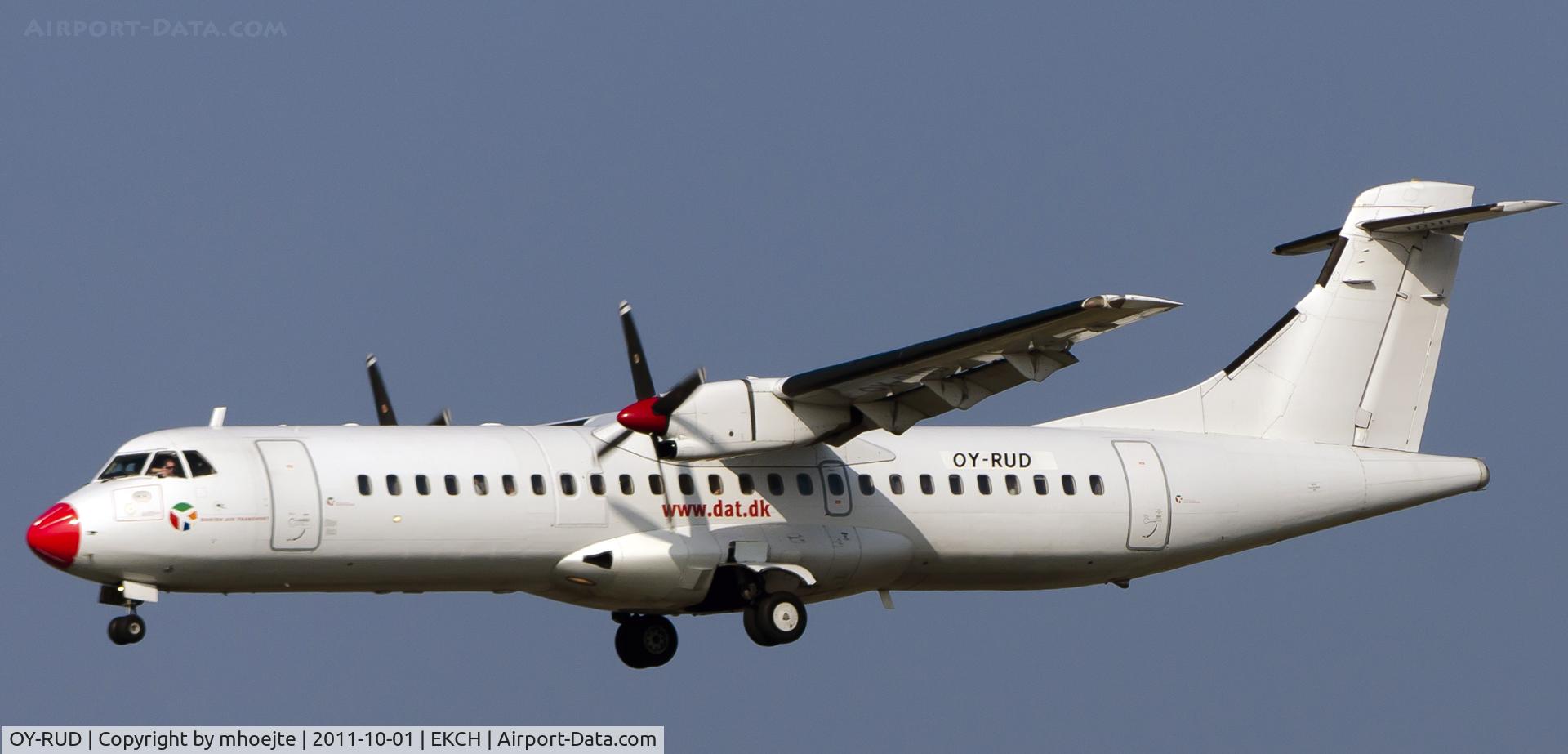 OY-RUD, 1990 ATR 72-201 C/N 162, Final Copenhagen
