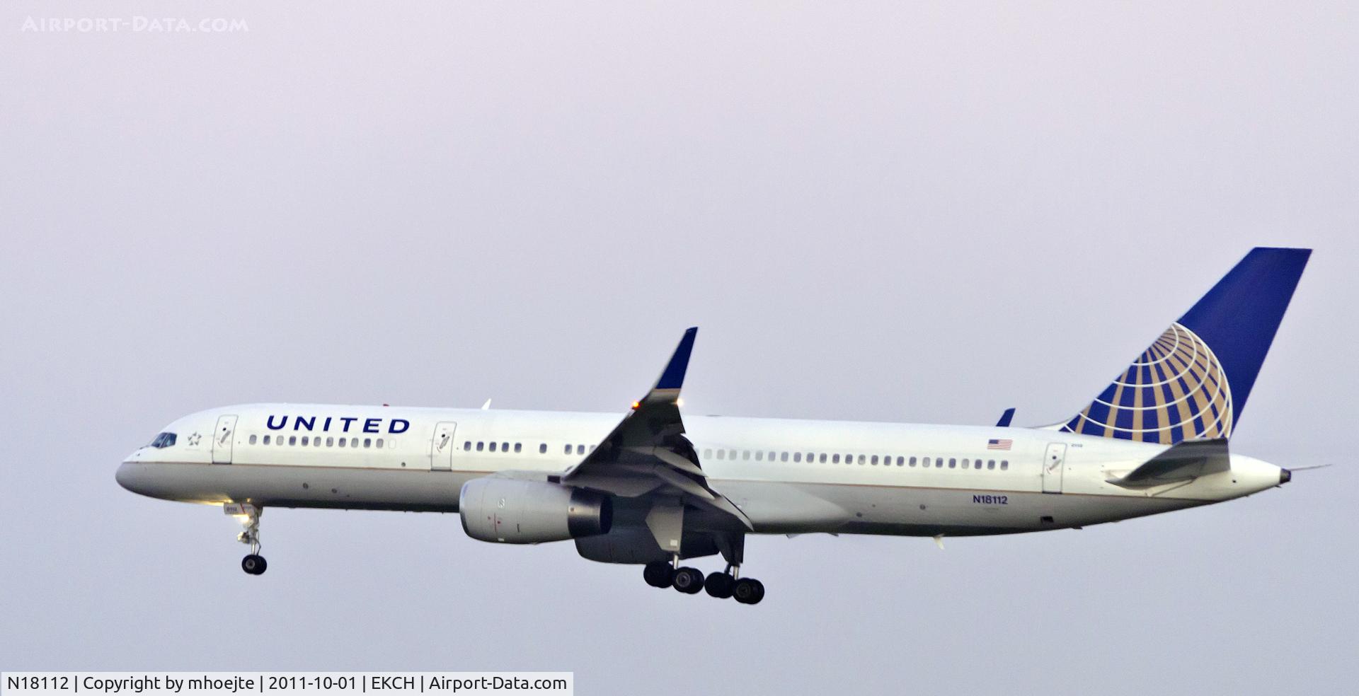 N18112, 1995 Boeing 757-224 C/N 27302, Final Copenhagen