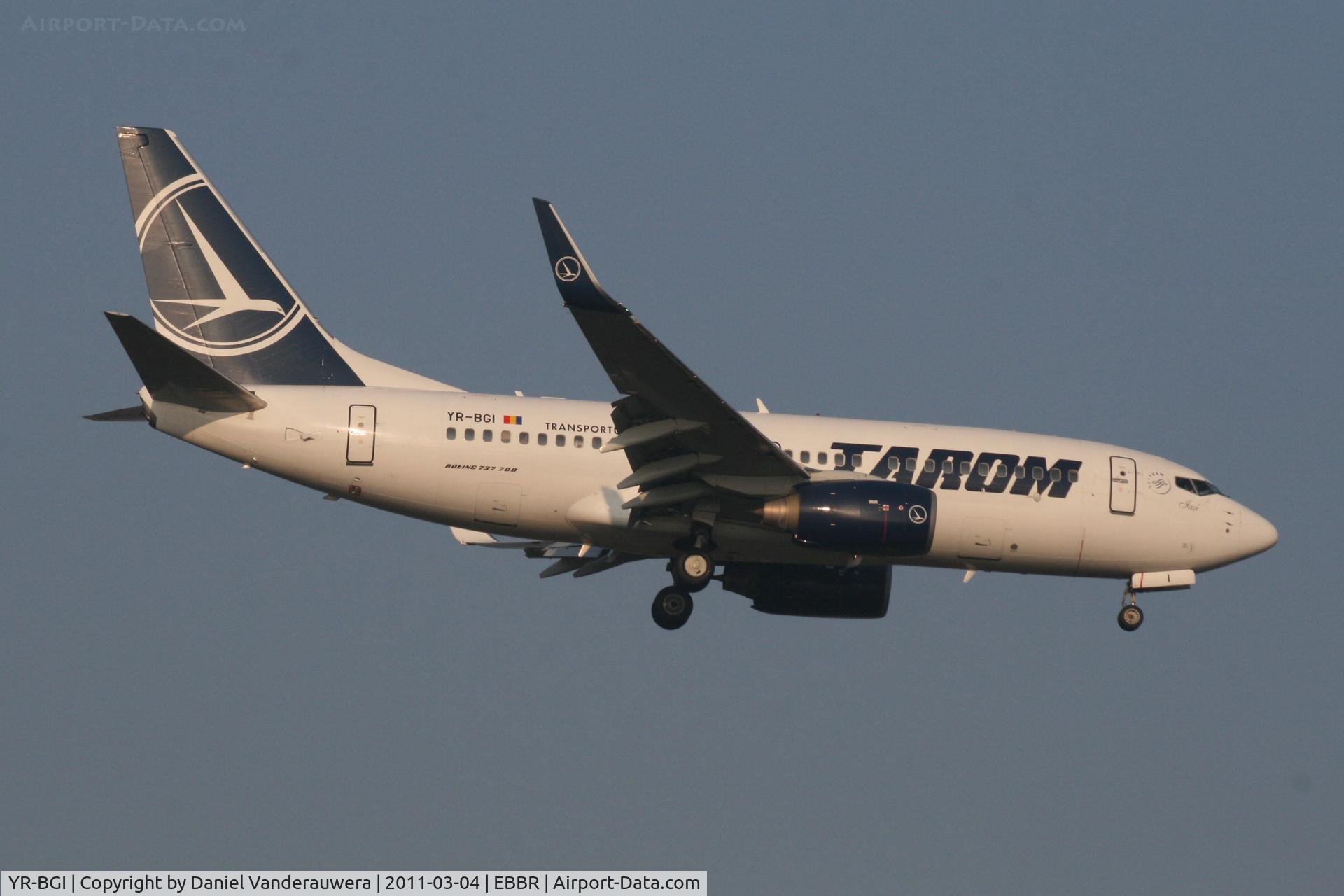 YR-BGI, 2003 Boeing 737-78J C/N 28439, Flight RO371 is descending to RWY 02