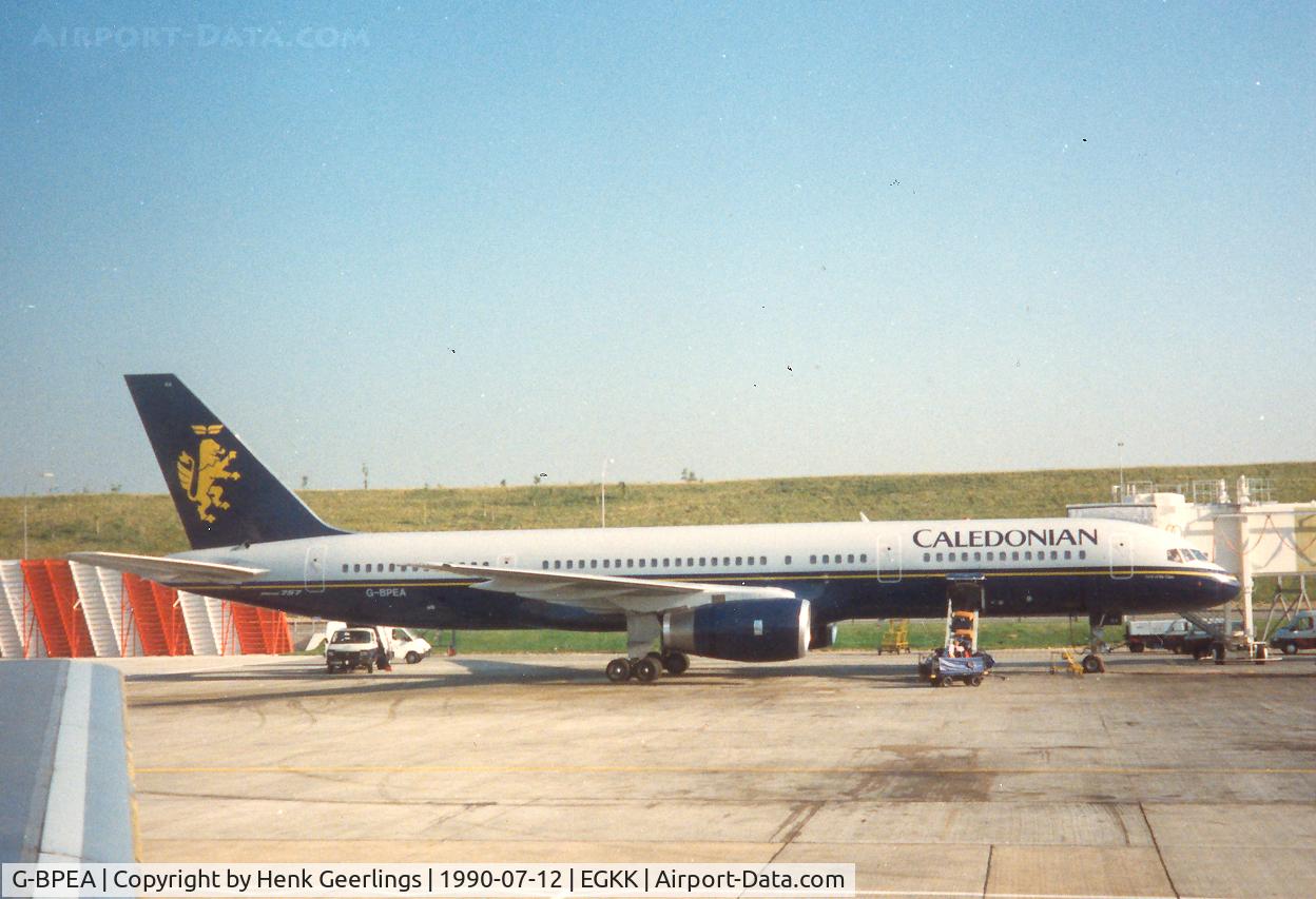 G-BPEA, 1989 Boeing 757-236 C/N 24370, Caledonian