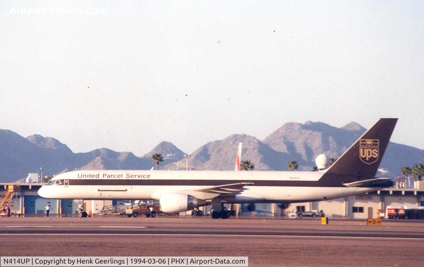 N414UP, 1988 Boeing 757-24APF C/N 23854, UPS - United Parcel Service
