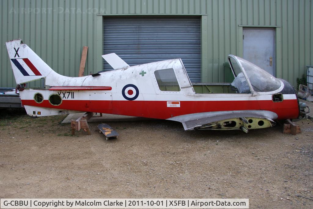 G-CBBU, 1975 Scottish Aviation Bulldog T.1 C/N BH120/360, Scottish Aviation Bulldog T.1, Fishburn Airfield, October 2011.