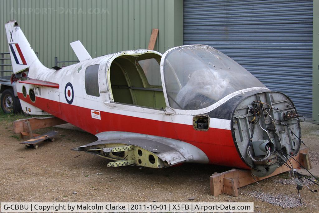 G-CBBU, 1975 Scottish Aviation Bulldog T.1 C/N BH120/360, Scottish Aviation Bulldog T.1, Fishburn Airfield, October 2011.
