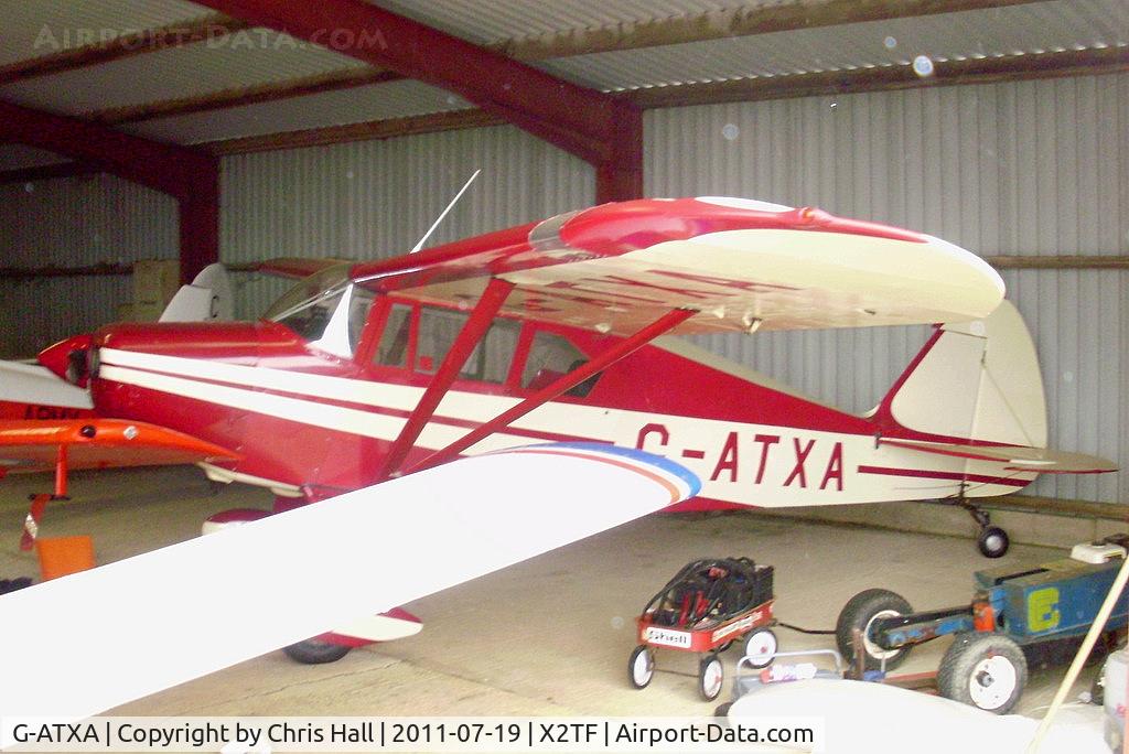 G-ATXA, 1956 Piper PA-22-150 Tri-Pacer C/N 22-3730, At Top Farm Airfield, Hertfordshire.