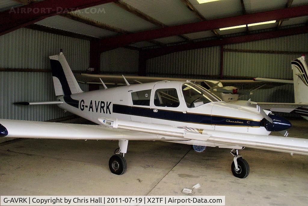 G-AVRK, 1967 Piper PA-28-180 Cherokee C/N 28-4041, At Top Farm Airfield, Hertfordshire.