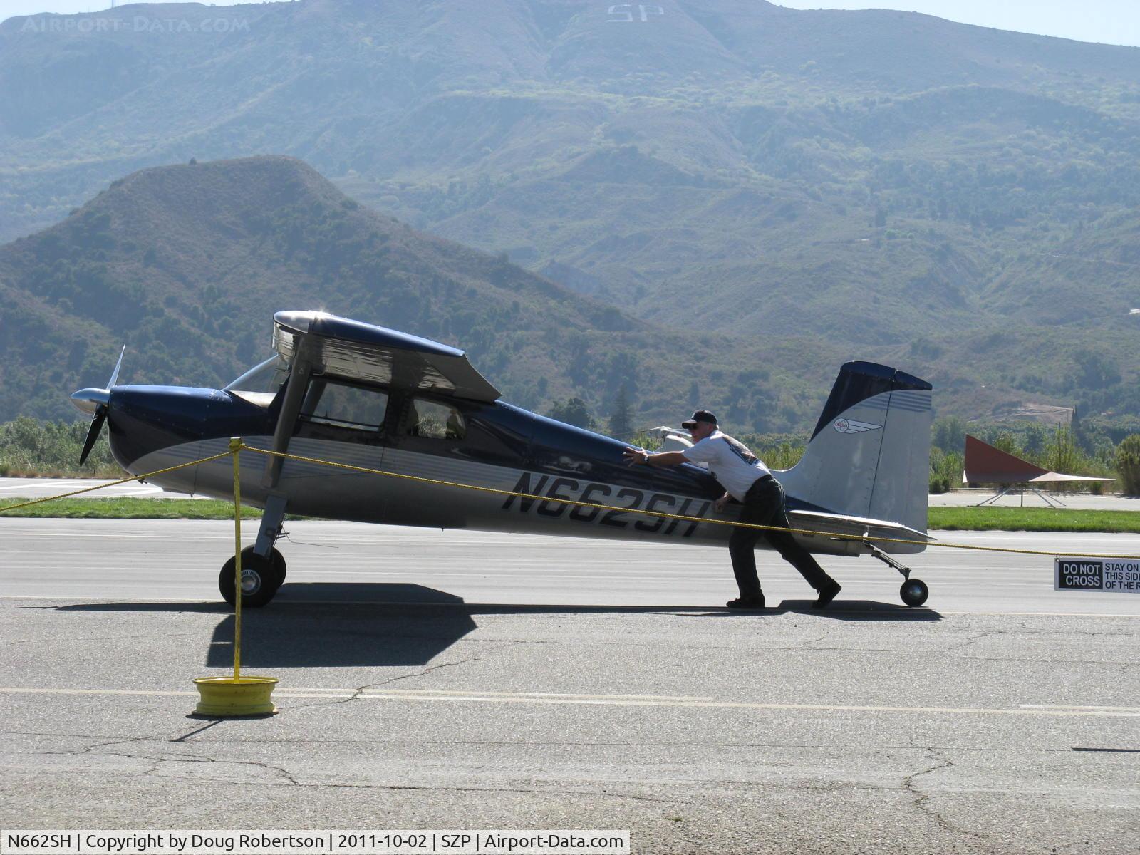 N662SH, 1962 Cessna 150B C/N 15059641, 1962 Cessna 150B, Continental O-200 100 Hp, taildragger conversion, push to refuel