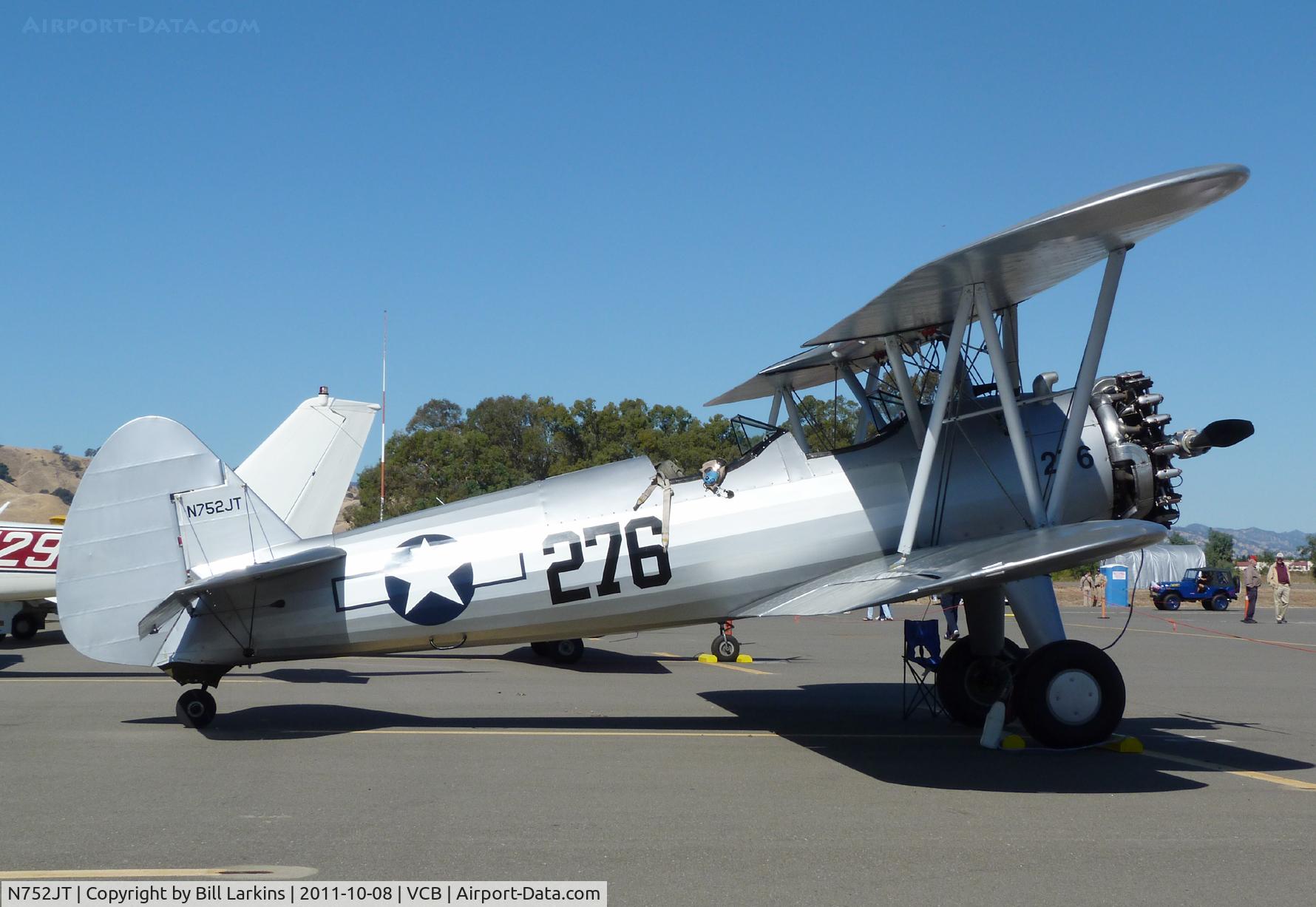 N752JT, 1943 Boeing D75N1 C/N 75-4043, On exhibit on Mustang Day at the Nut Tree.