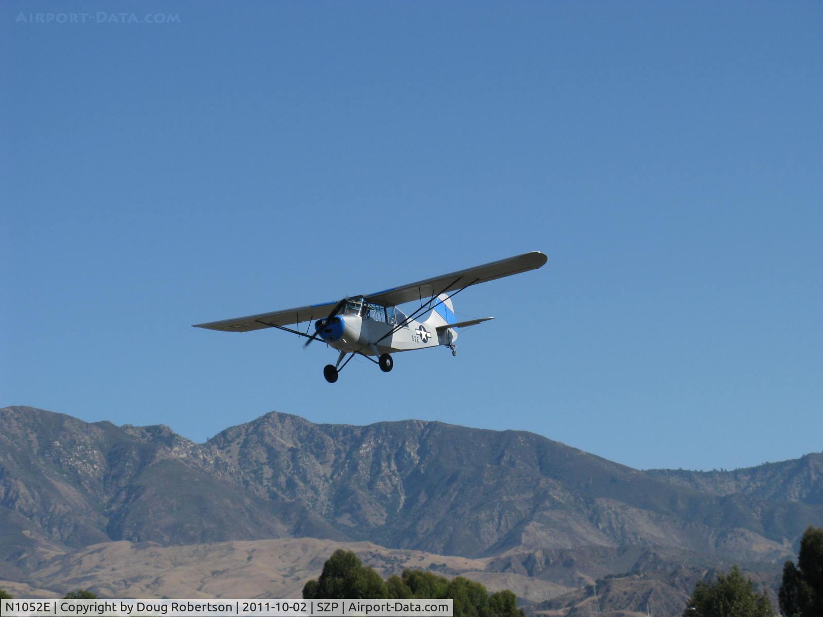 N1052E, 1946 Aeronca 7AC Champion C/N 7AC-4603, 1946 Aeronca 7AC CHAMPION, Continental C90 90 Hp upgrade, on final Rwy 22