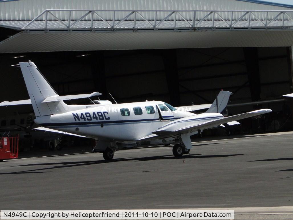 N4949C, 1982 Cessna T303 Crusader C/N T30300128, Parked at Howard Aviation