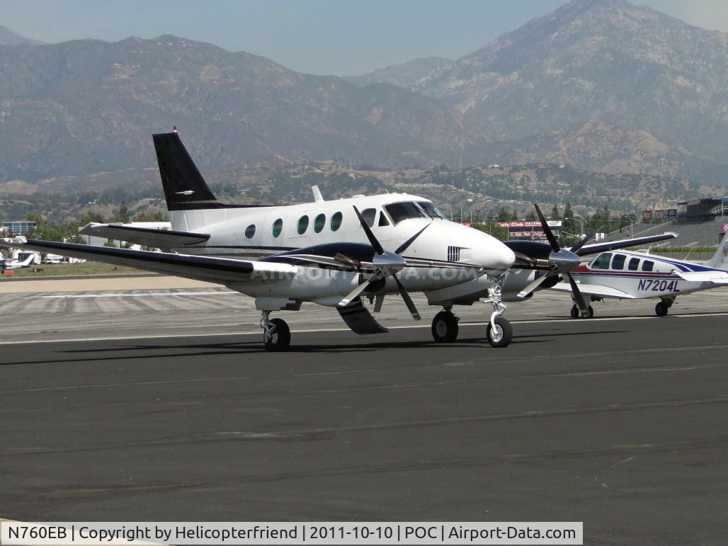N760EB, 1981 Beech C90 King Air C/N LJ-933, Parked in Howard Aviation parking