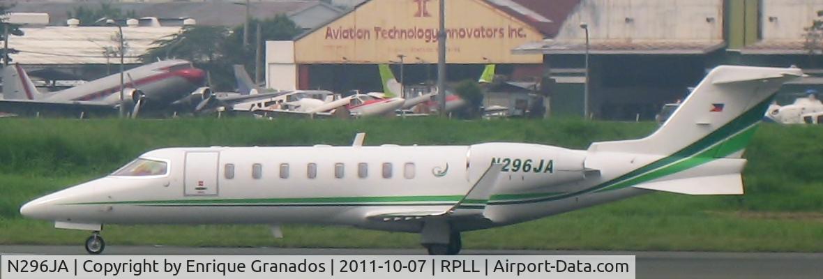 N296JA, Learjet 45 C/N 381, American Registered, Philippine Flagged. Probably Leased