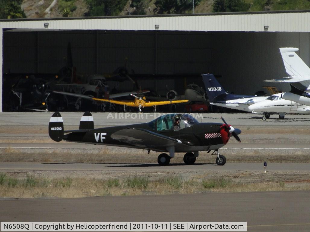 N6508Q, 1966 Alon A2 Aircoupe C/N A-108, Taxiing towrds Admin parking area