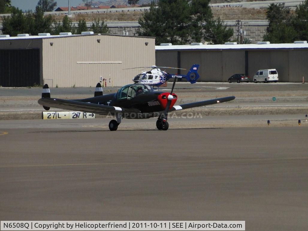 N6508Q, 1966 Alon A2 Aircoupe C/N A-108, Entering the Admin parking area