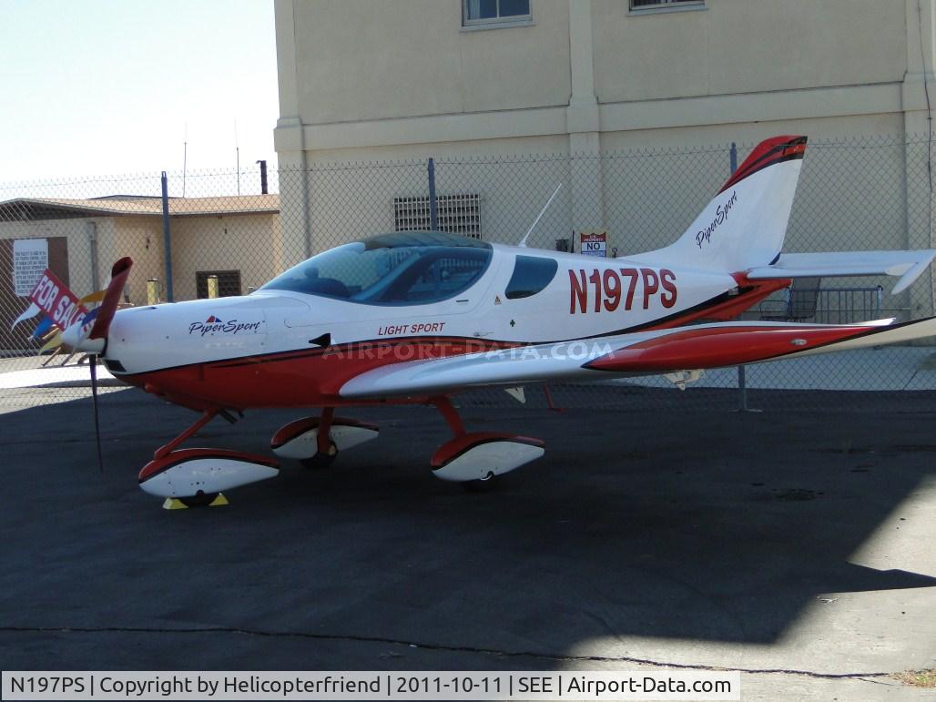N197PS, 2010 SportCruiser (PiperSport) Piper Sport C/N P1001062, For sale and parked by the Control Tower