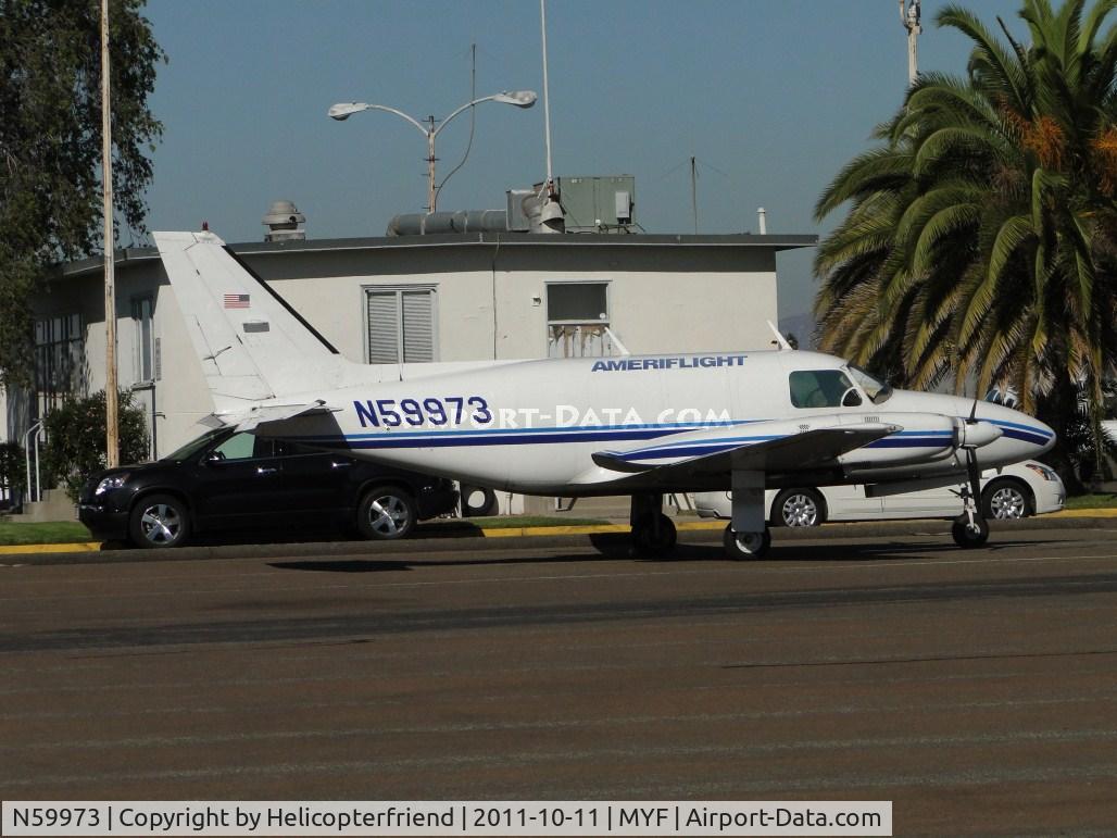 N59973, 1975 Piper PA-31-350 Chieftain C/N 31-7552079, Parked