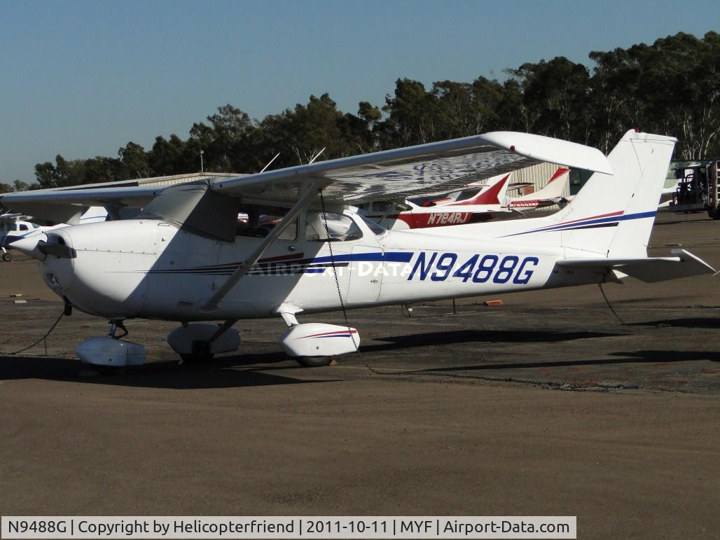 N9488G, 1979 Cessna 172N C/N 17273629, Parked in the south side parking area