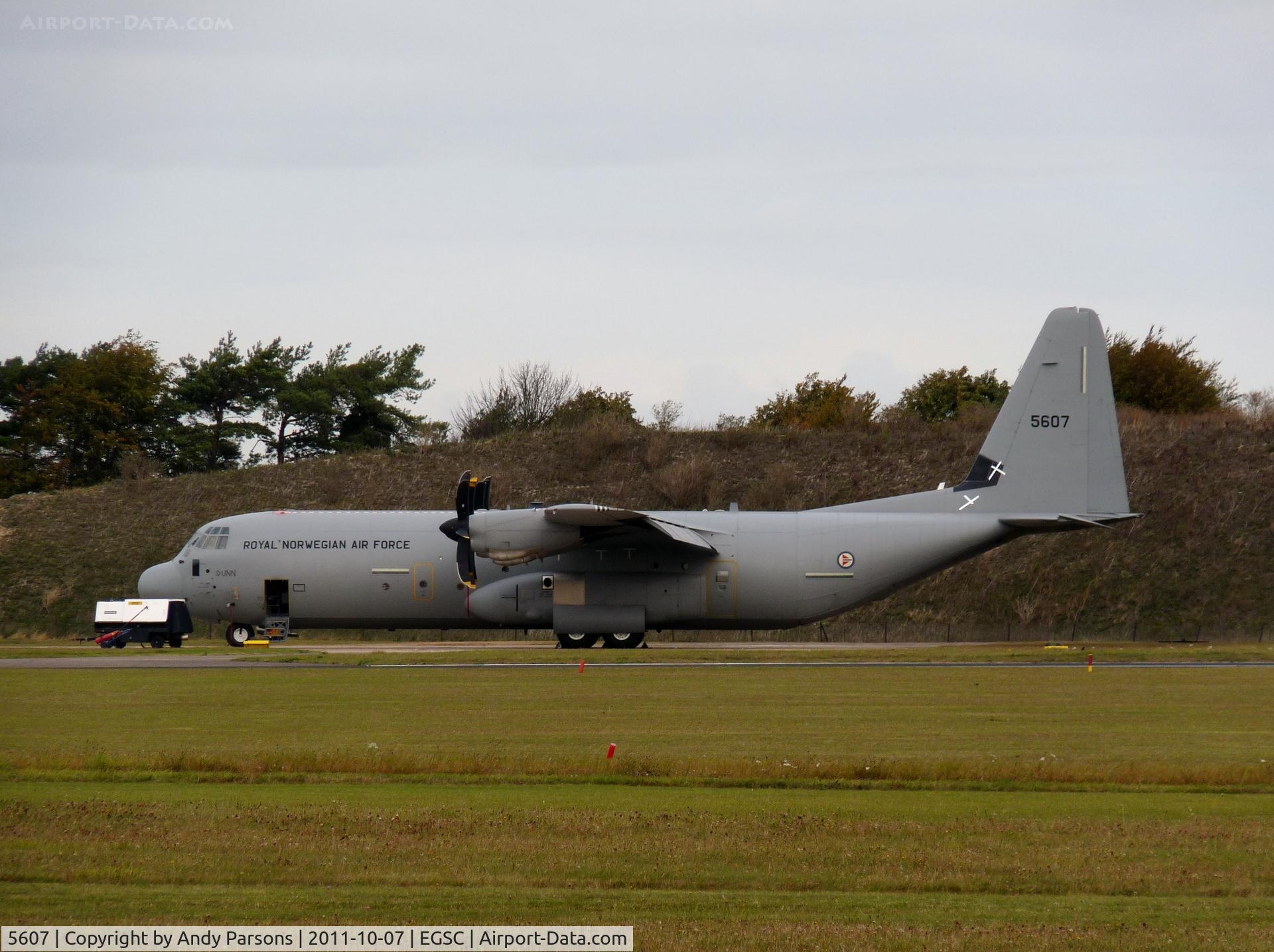 5607, 2009 Lockheed Martin C-130J-30 Super Hercules C/N 382-5607, On Maintenance at Cambridge