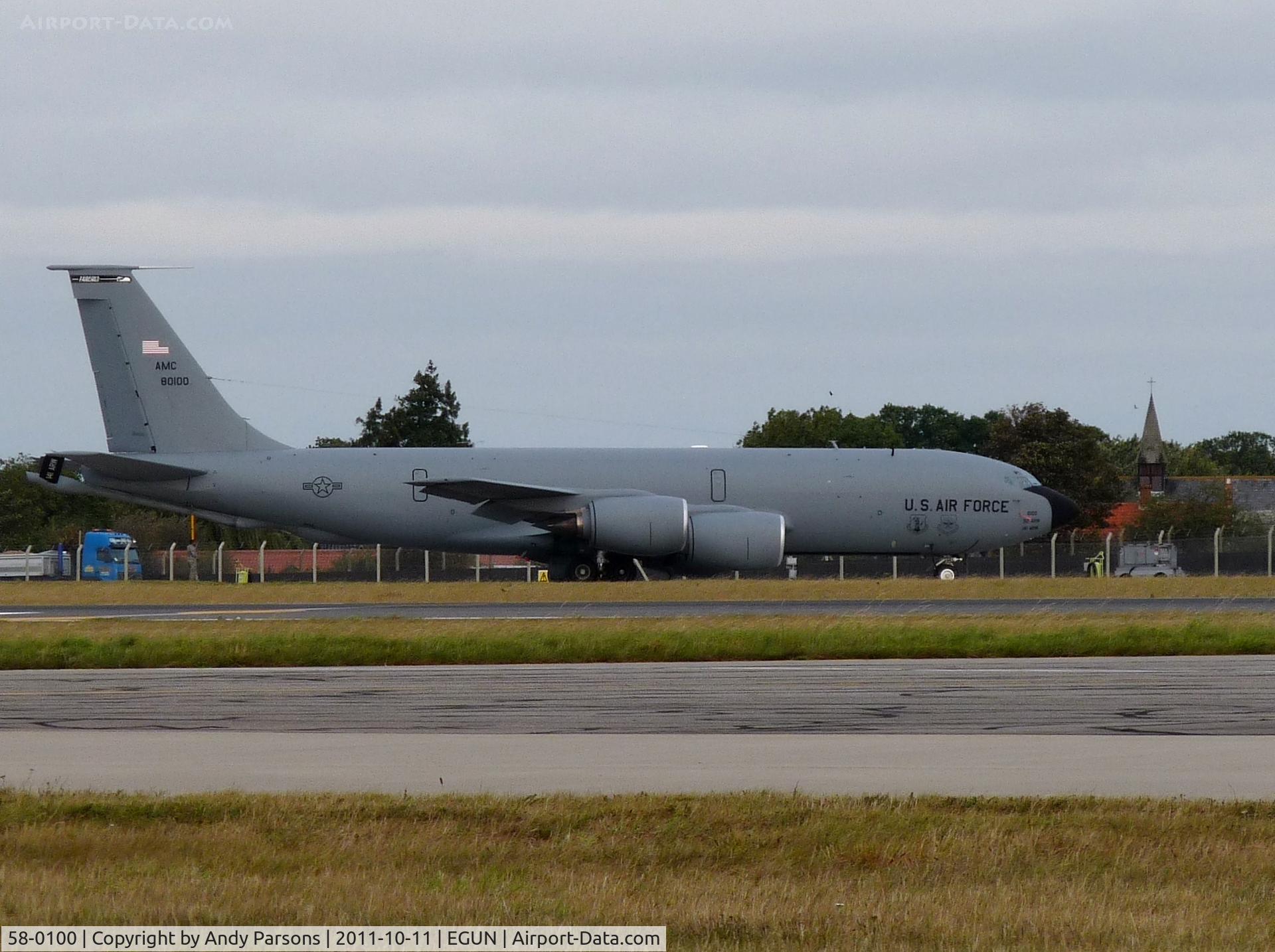 58-0100, 1958 Boeing KC-135R Stratotanker C/N 17845, Visiting Mildenhall