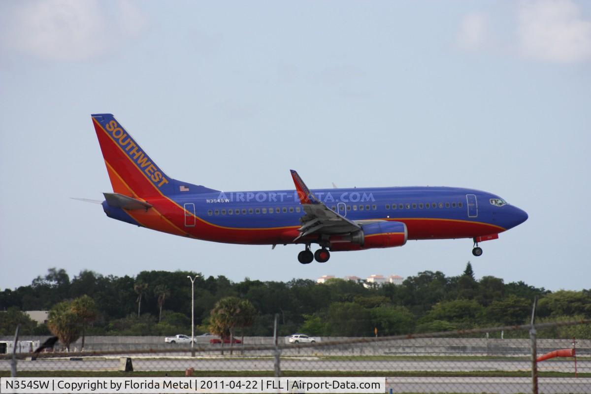 N354SW, 1991 Boeing 737-3H4 C/N 25219, Southwest 737