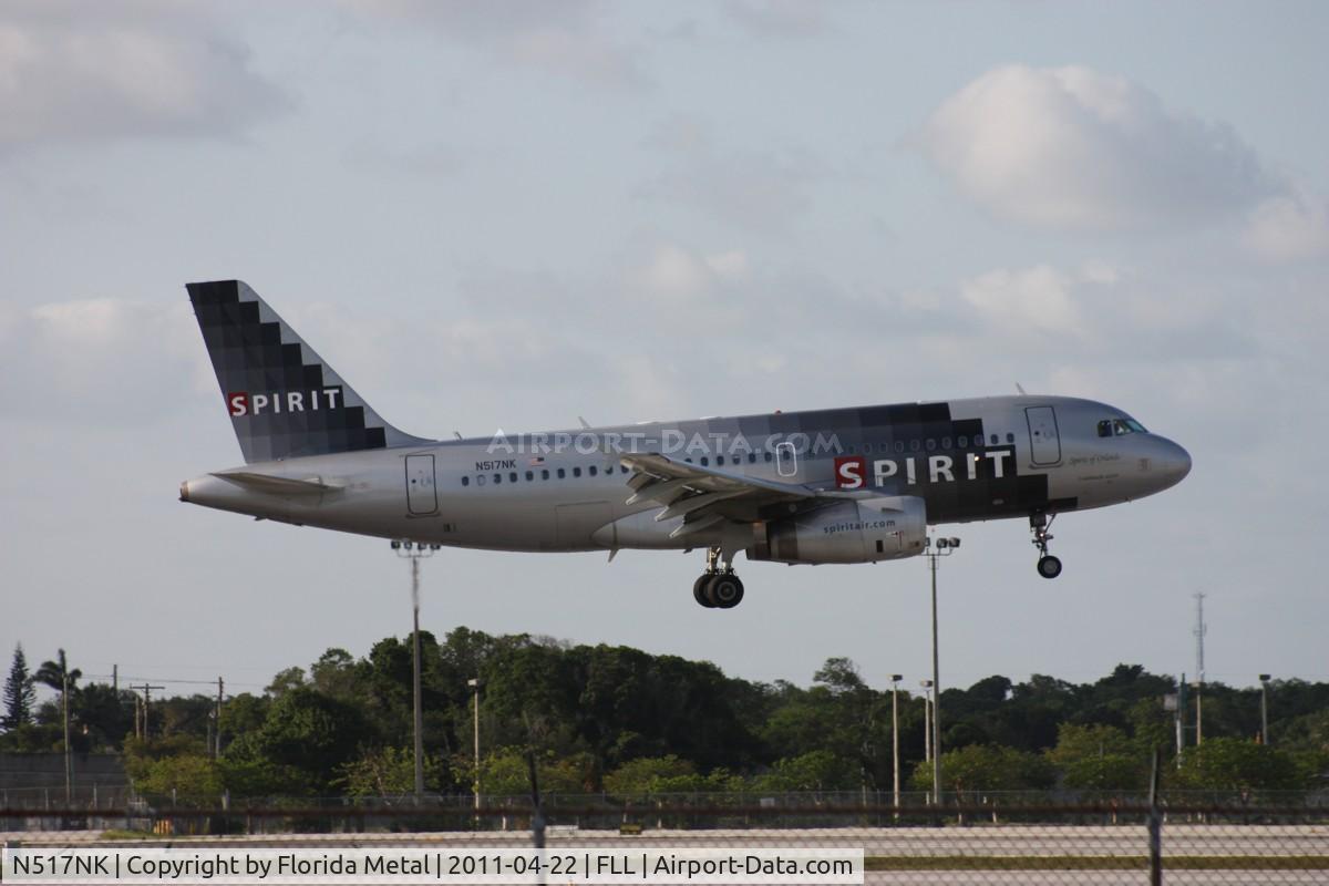 N517NK, 2006 Airbus A319-132 C/N 2711, Spirit A319