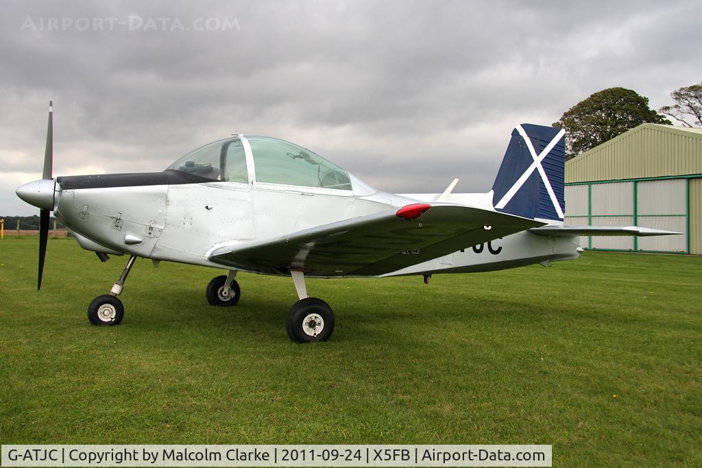 G-ATJC, 1965 Victa Airtourer 100 C/N 125, Victa Airtourer, Fishburn Airfield, September 2011.
