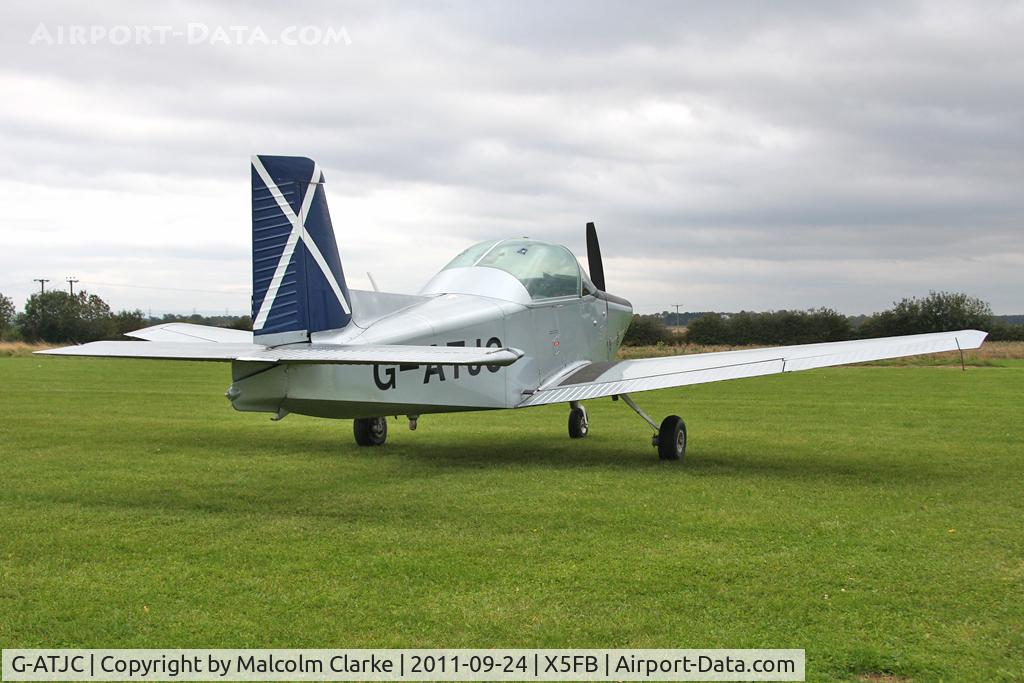 G-ATJC, 1965 Victa Airtourer 100 C/N 125, Victa Airtourer, Fishburn Airfield, September 2011.
