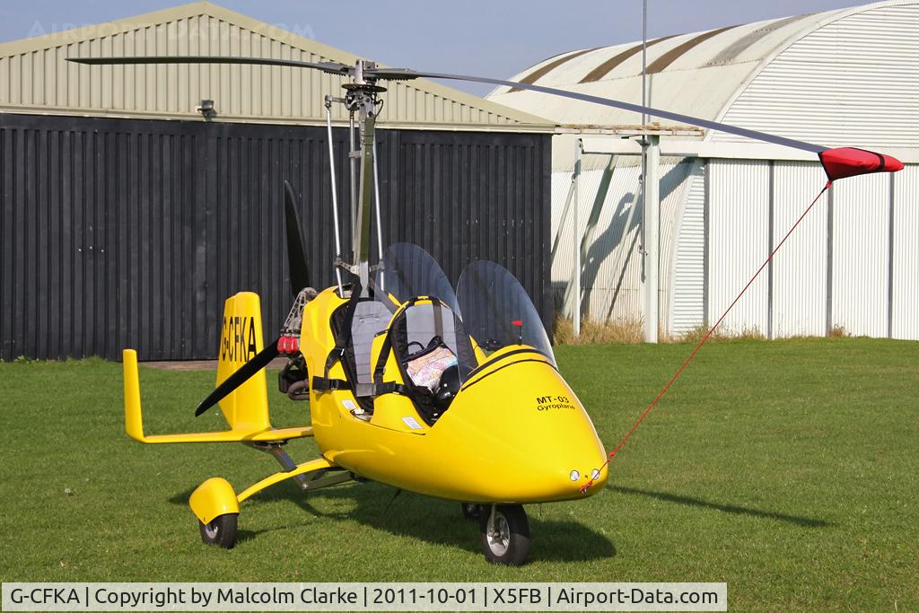 G-CFKA, 2008 Rotorsport UK MT-03 C/N RSUK/MT-03/051, Rotorsport UK MT-03, Fishburn Airfield, October 2011.