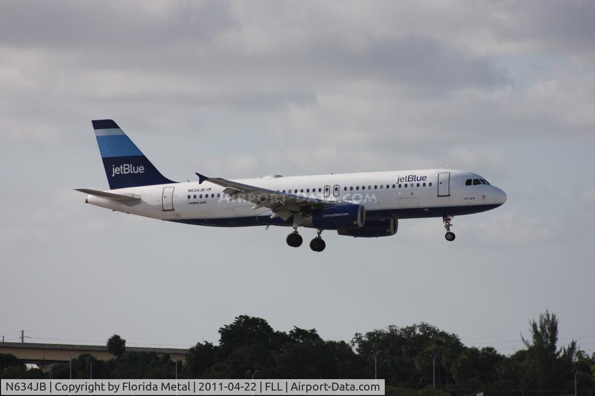 N634JB, 2006 Airbus A320-232 C/N 2710, B*L*U*E*