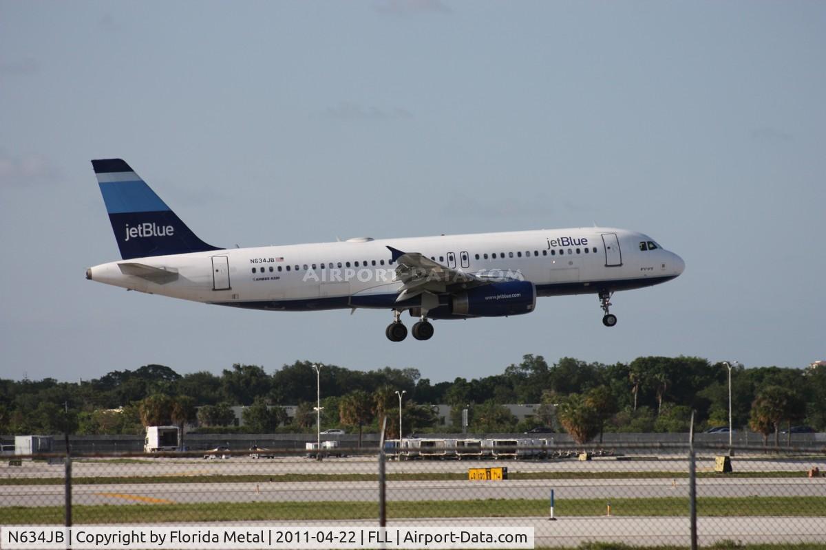 N634JB, 2006 Airbus A320-232 C/N 2710, B*L*U*E*