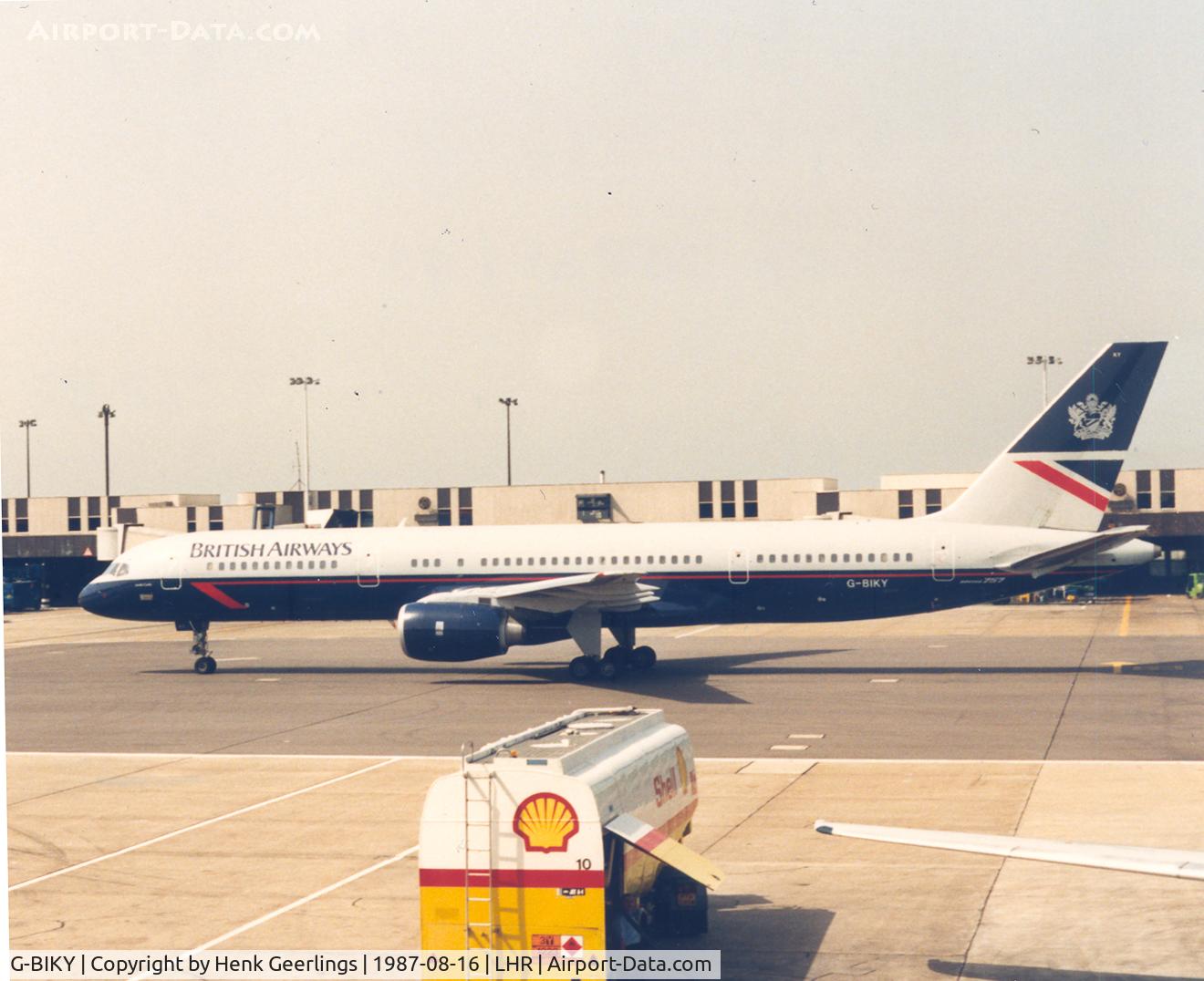 G-BIKY, 1986 Boeing 757-236/SF C/N 23533, British Airways