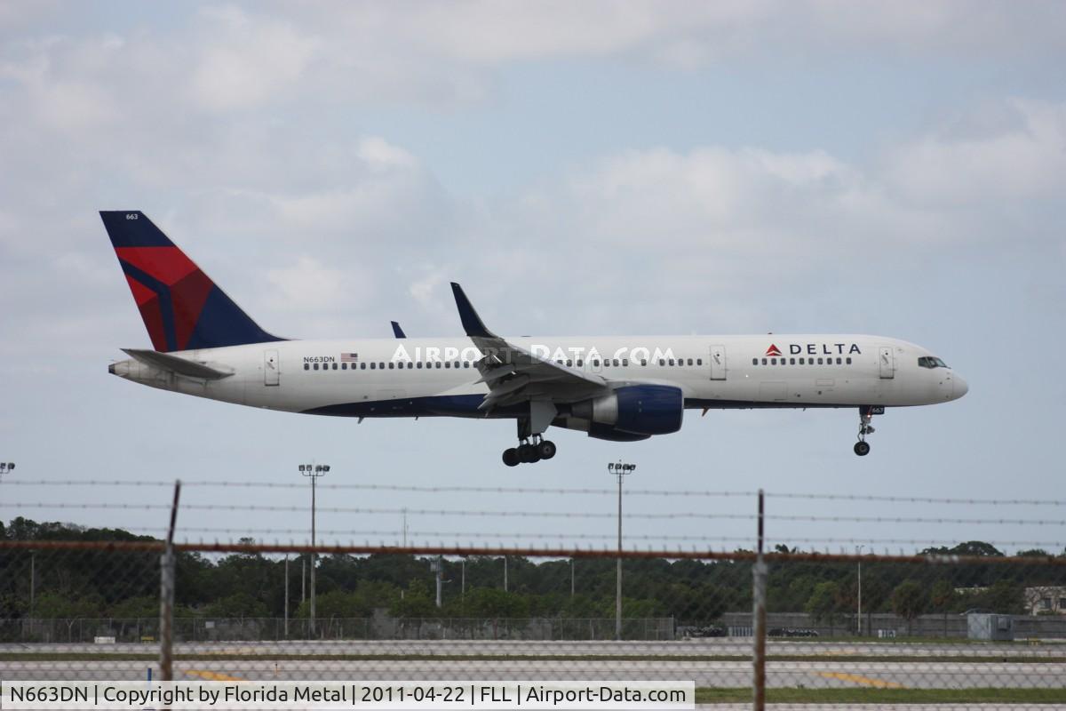 N663DN, 1991 Boeing 757-232 C/N 24992, Delta 757