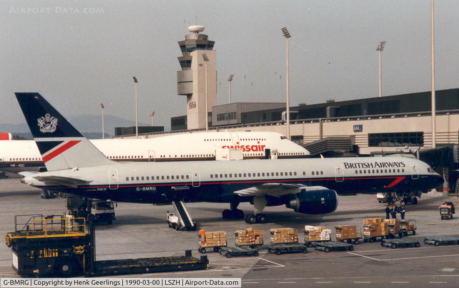 G-BMRG, 1988 Boeing 757-236 C/N 24102, British Airways