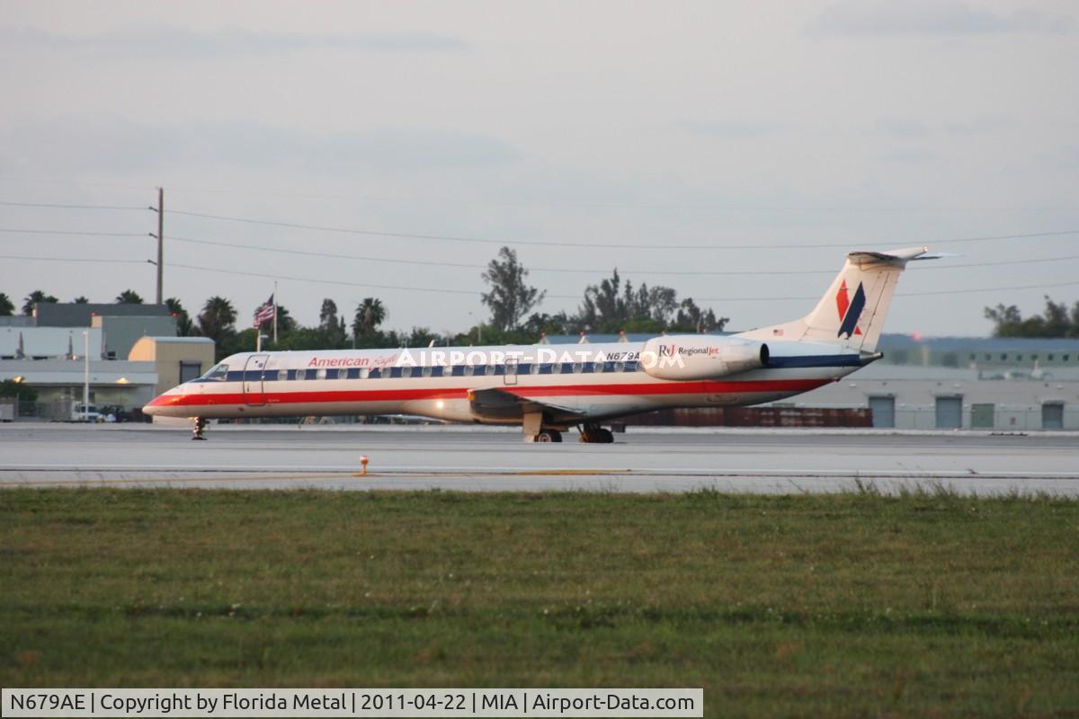 N679AE, 2004 Embraer ERJ-145LR (EMB-145LR) C/N 14500814, Eagle E145
