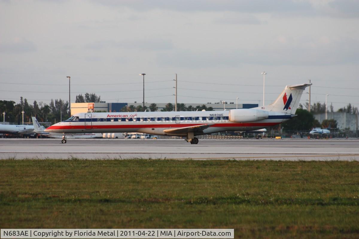 N683AE, 2004 Embraer ERJ-145LR (EMB-145LR) C/N 14500833, Eagle E145LR