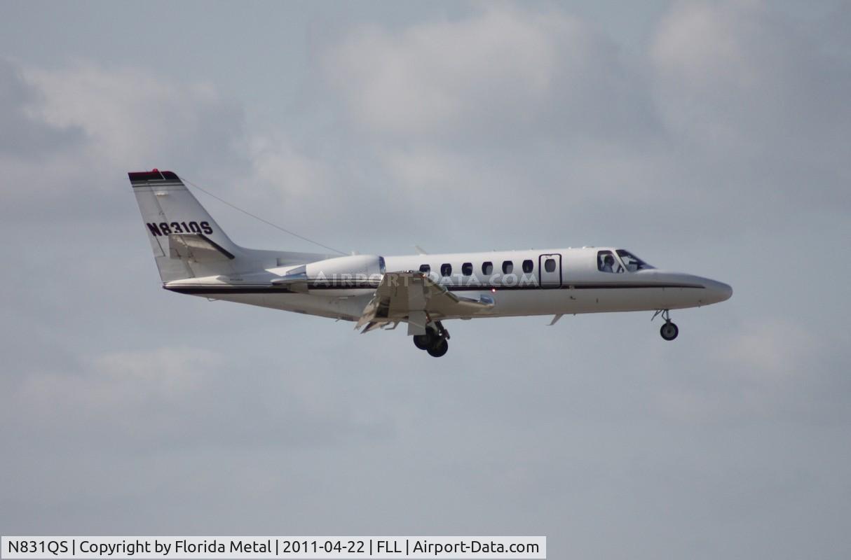 N831QS, 2008 Cessna 560 Citation Encore+ C/N 560-0792, Net Jets C560