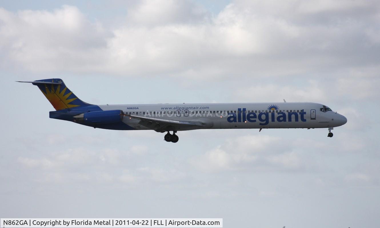 N862GA, 1987 McDonnell Douglas MD-83 (DC-9-83) C/N 49556, Allegiant MD-83