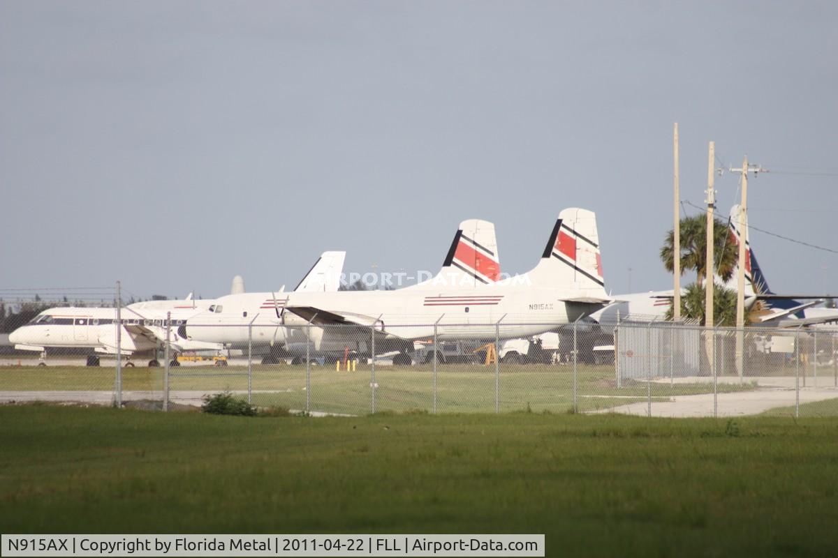 N915AX, 1968 Nihon YS-11A-500 C/N 2062, Airborne Express YS-11 sitting in storage