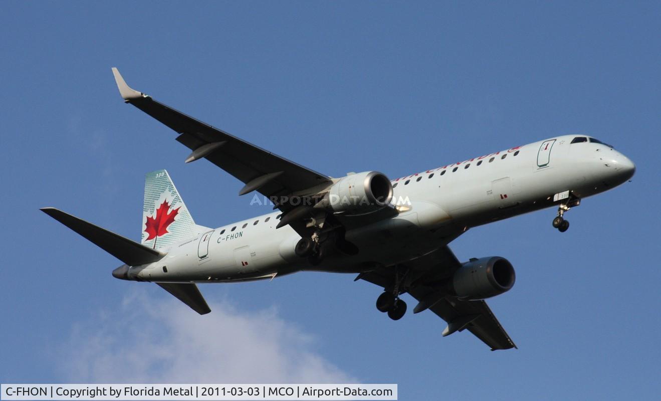 C-FHON, 2007 Embraer 190AR (ERJ-190-100IGW) C/N 19000097, Air Canada E190