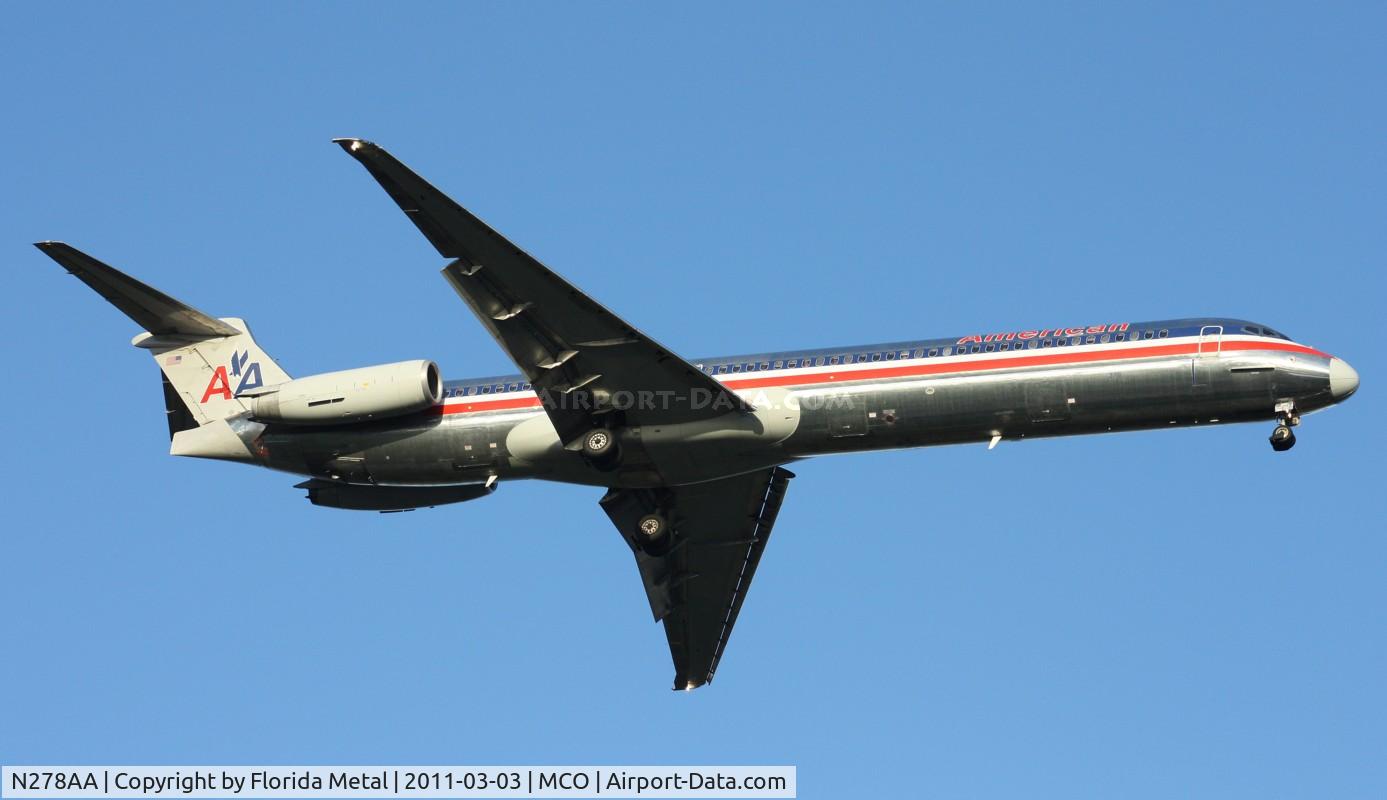 N278AA, 1985 McDonnell Douglas MD-82 (DC-9-82) C/N 49294, American MD-82
