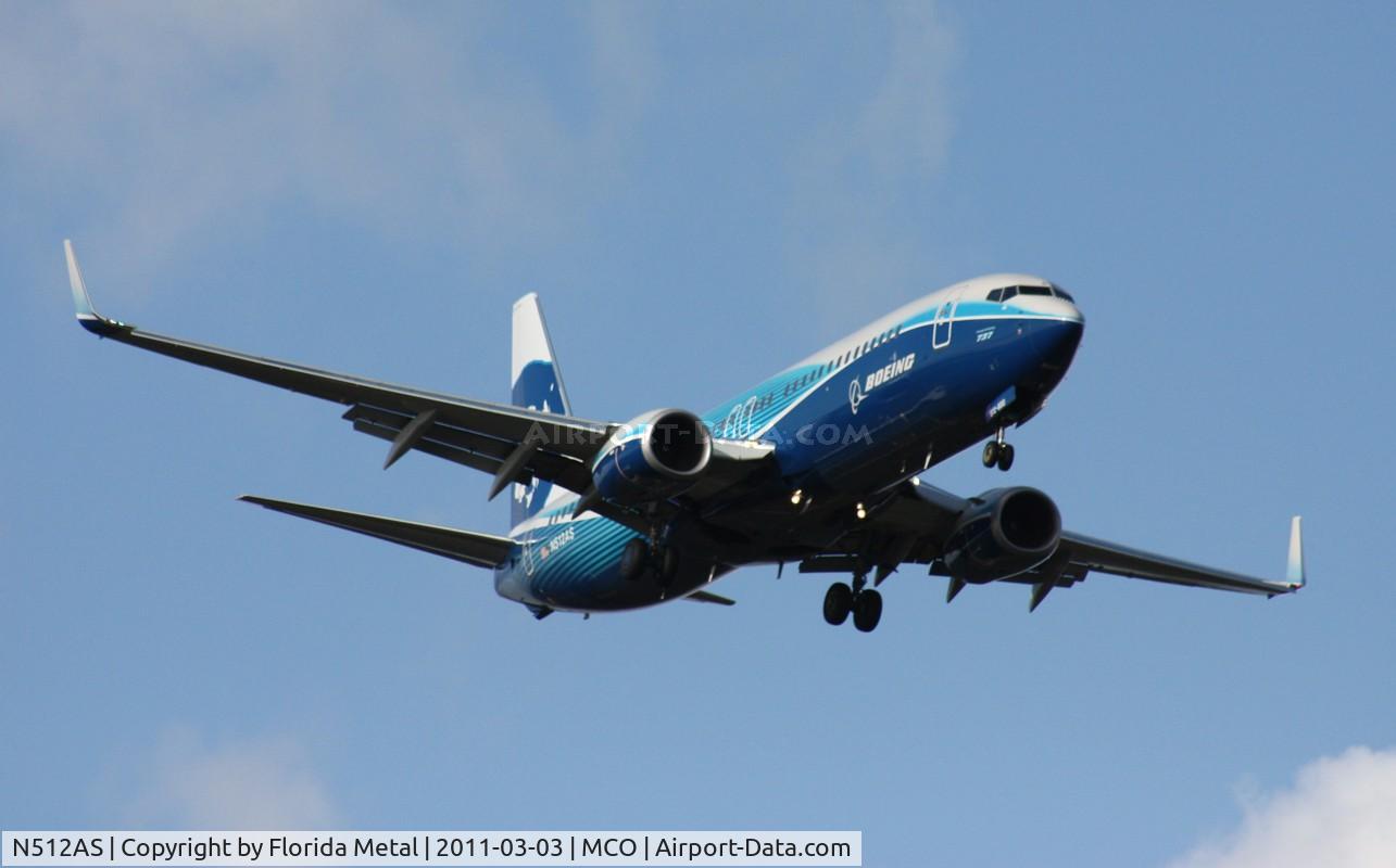 N512AS, 2008 Boeing 737-890 C/N 39043, Alaska Boeing colors