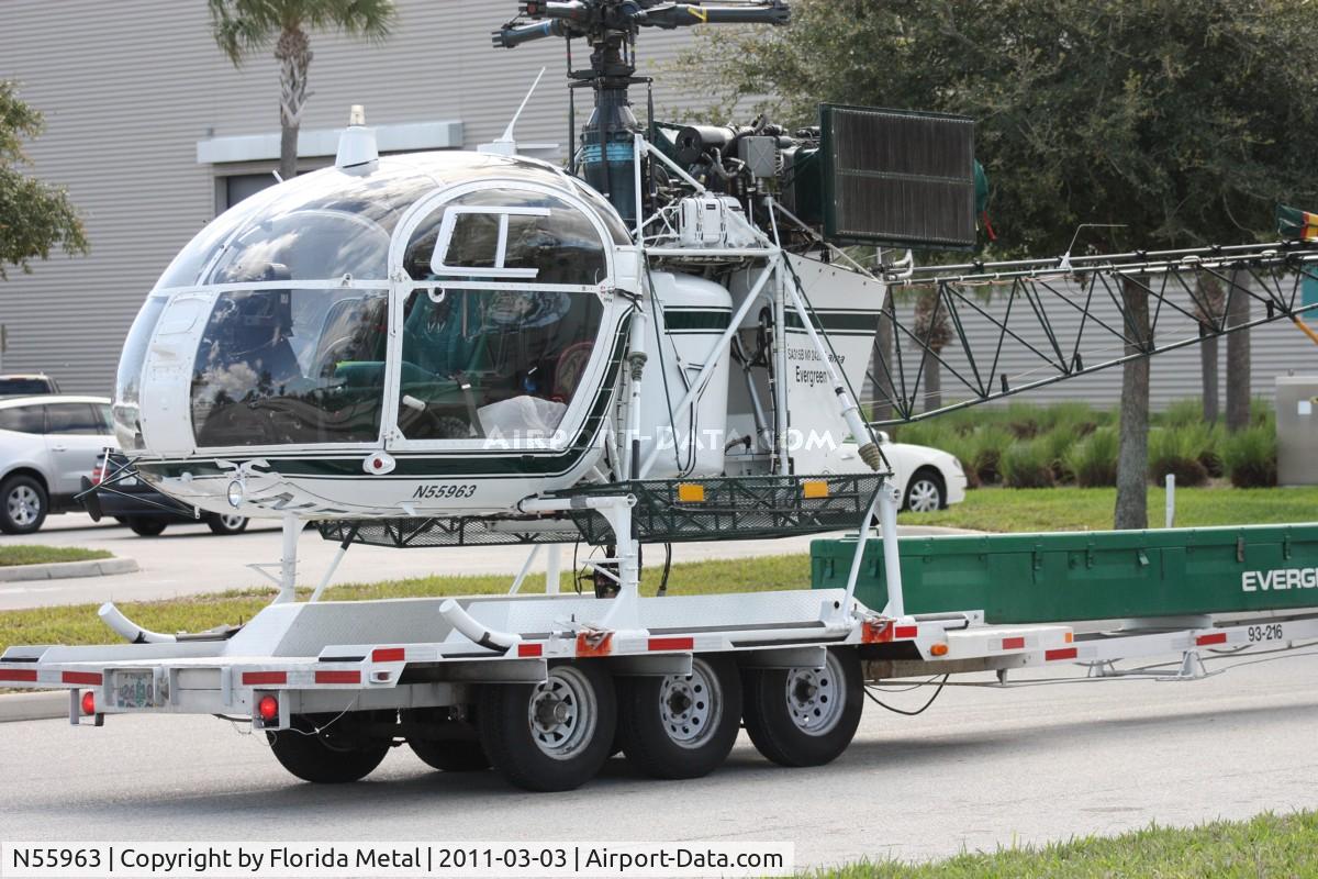 N55963, 1975 Aérospatiale SA-315B Lama C/N 2428, SA315 at Heliexpo Orlando