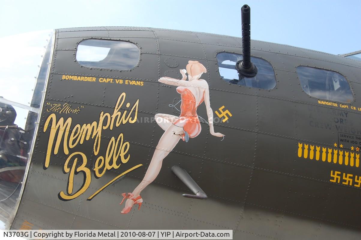 N3703G, 1945 Boeing B-17G Flying Fortress C/N 44-83546-A, The Movie Memphis Belle